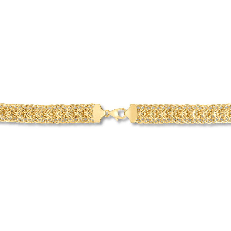 Main Image 3 of Link Bracelet 14K Yellow Gold 7.5"