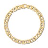 Thumbnail Image 1 of Semi-Solid Mariner Link Chain Bracelet 10K Yellow Gold 8.5" 7mm
