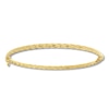 Thumbnail Image 1 of Textured Bangle 10K Yellow Gold