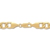 Thumbnail Image 2 of Hollow Curb Chain Bracelet 10K Yellow Gold 9" Approx. 8.8mm