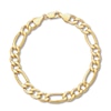 Thumbnail Image 0 of Hollow Figaro Link Chain Bracelet 10K Yellow Gold 9"