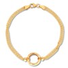 Thumbnail Image 1 of Circle Bracelet 10K Yellow Gold 7.5"