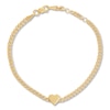 Thumbnail Image 1 of Heart Bracelet 14K Yellow Gold 6.25"