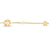 Thumbnail Image 2 of Popcorn Chain & Sphere Bracelet 14K Yellow Gold 7.5"