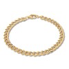 Thumbnail Image 1 of Curb Chain Bracelet 10K Yellow Gold 7.5"
