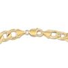 Thumbnail Image 1 of Solid Figaro Chain Bracelet 10K Yellow Gold 9" Length