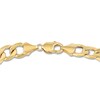 Thumbnail Image 1 of Solid Figaro Chain Bracelet 10K Yellow Gold 9" Length