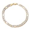 Thumbnail Image 0 of Hollow Figaro Chain Bracelet 10K Yellow Gold 8.5" Length