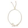 Thumbnail Image 1 of "Love" Bolo Bracelet 10K Yellow Gold 9" Adjustable