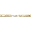 Thumbnail Image 3 of Hollow Figaro Link Chain Bracelet 10K Yellow Gold 9"
