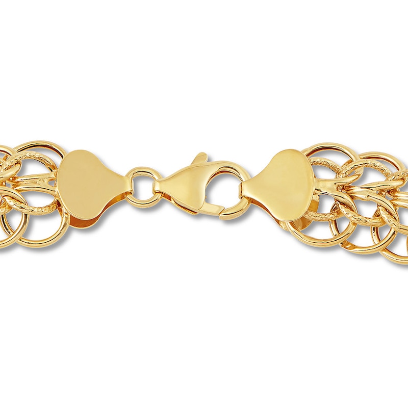 Main Image 3 of Sedusa Chain Bracelet 14K Yellow Gold 7.5"