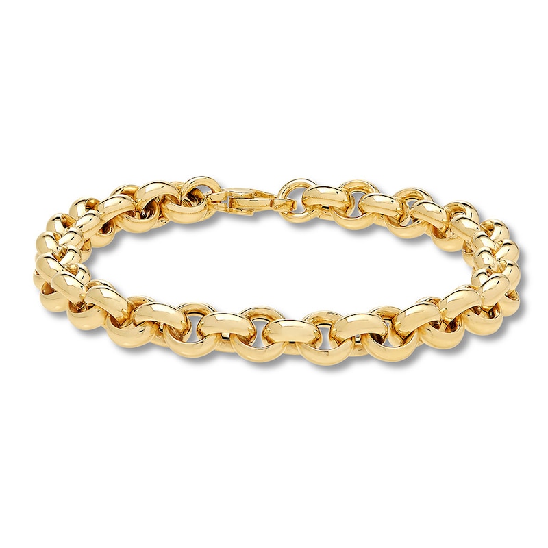 Rolo Chain Bracelet 14K Yellow Gold 8"