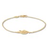 Thumbnail Image 1 of Knot Bracelet 10K Yellow Gold 7.5" Length