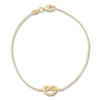 Thumbnail Image 1 of Knot Bracelet 10K Yellow Gold 7.5" Length