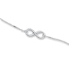 Thumbnail Image 1 of Infinity Bracelet 14K White Gold 7.5"