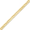 Thumbnail Image 1 of Solid Curb Chain Bracelet 14K Yellow Gold 8.5" 6.7mm