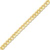 Thumbnail Image 2 of Solid Curb Chain Bracelet 14K Yellow Gold 8.5" 6.7mm