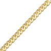 Thumbnail Image 1 of Solid Curb Chain Bracelet 14K Yellow Gold 8.5" 7.3mm