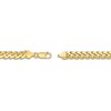 Thumbnail Image 3 of Solid Curb Chain Bracelet 14K Yellow Gold 8.5" 7.3mm