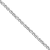 Thumbnail Image 3 of Heart Anklet 14K White Gold 10-inch Length