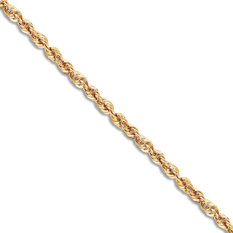 Main Image 3 of Heart Anklet 14K Yellow Gold 10-inch Length