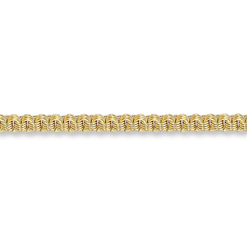 Main Image 1 of Alexandria Style Anklet 14K Yellow Gold 10-inch Length
