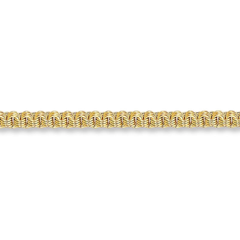 Alexandria Style Anklet 14K Yellow Gold 10-inch Length