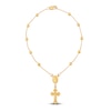 Thumbnail Image 2 of Rosary Bead Bracelet 14K Yellow Gold 7.5"