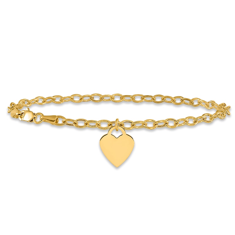 Juliet 14k Gold Charm Bracelet