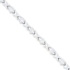 Thumbnail Image 1 of Heart Bracelet 14K White Gold 7"