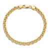 Thumbnail Image 1 of Hollow Rolo Link Bracelet 14K Yellow Gold 7.5"