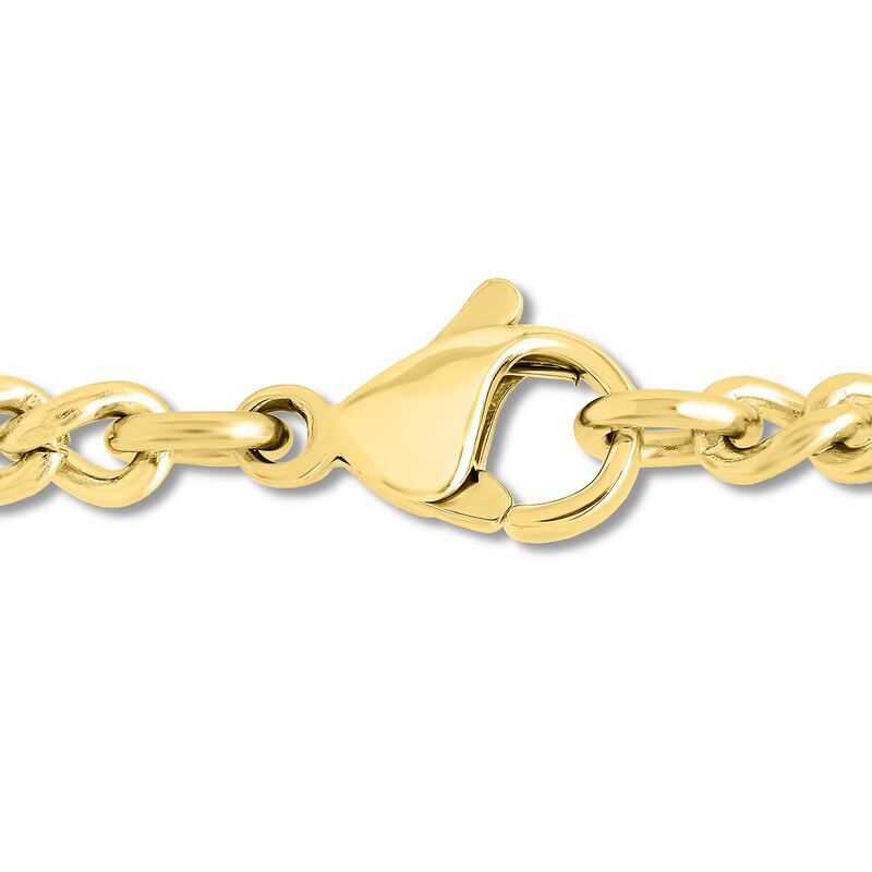 Main Image 3 of Diamond Cross Pendant Stainless Steel