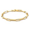 Thumbnail Image 1 of Oval Link Bracelet 10K Yellow Gold 7.5"