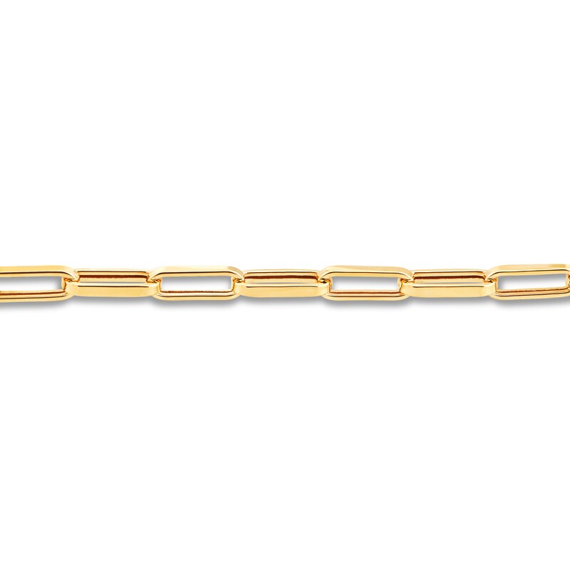 Main Image 2 of Oval Link Bracelet 10K Yellow Gold 7.5"