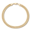 Thumbnail Image 0 of Hollow Curb Link Bracelet 10K Yellow Gold