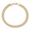 Thumbnail Image 1 of Hollow Curb Link Bracelet 10K Yellow Gold 8.5"