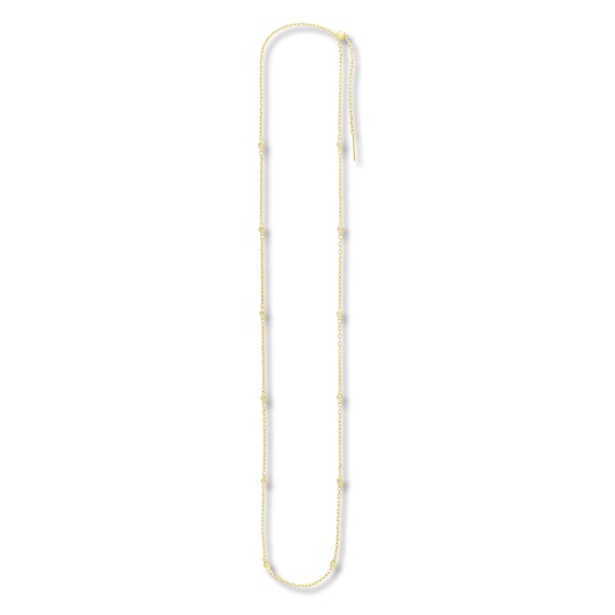 Diamond Necklace 14 ct tw Round 14K Yellow Gold 22
