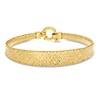 Thumbnail Image 1 of Woven Graduated Bracelet 10K Yellow Gold 7.5"