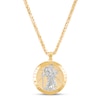 Thumbnail Image 1 of St. Christopher Pendant Necklace 10K Yellow Gold 22"