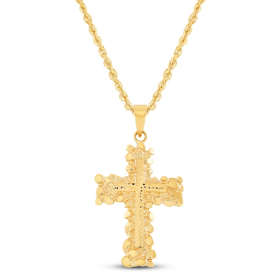 Cross Pendant Necklace 10K Yellow Gold | Jared