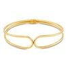 Thumbnail Image 1 of Paper Clip Bangle Bracelet 10K Yellow Gold