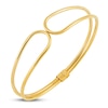 Thumbnail Image 2 of Paper Clip Bangle Bracelet 10K Yellow Gold