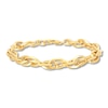 Thumbnail Image 0 of Oval Interlocking Bracelet 10K Yellow Gold 7.25"