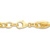 Thumbnail Image 2 of Oval Interlocking Bracelet 10K Yellow Gold 7.25"