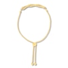 Thumbnail Image 2 of Glitter Twisted Bolo Bracelet 10K Yellow Gold