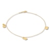 Thumbnail Image 1 of Disc Drop Anklet 10K Yellow Gold 9"