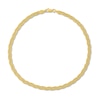 Thumbnail Image 1 of Foxtail Chain Anklet 14K Yellow Gold 10"