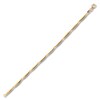 Thumbnail Image 2 of Italia D'Oro Elongated Link Bracelet 14K Yellow Gold 7.5"