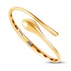 Thumbnail Image 3 of Italia D'Oro Snake Bangle Cuff Bracelet 14K Yellow Gold