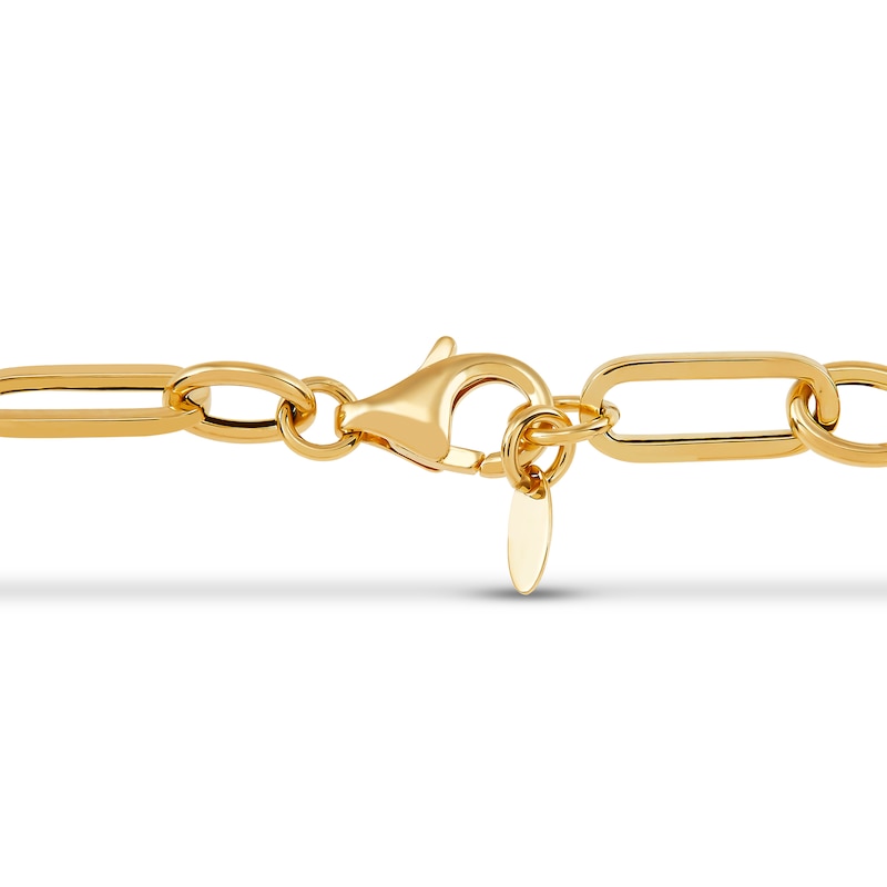 Main Image 3 of Italia D'Oro Virgin Mary Chain Bracelet 14K Yellow Gold 7.5"